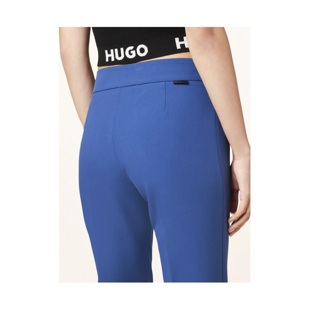 Hugo Boss Stijlvolle Broeken voor Mannen Blue Dames