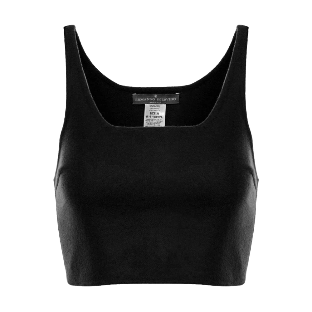 Ermanno Scervino Stijlvolle TOP voor Modieuze Liefhebbers Black Dames
