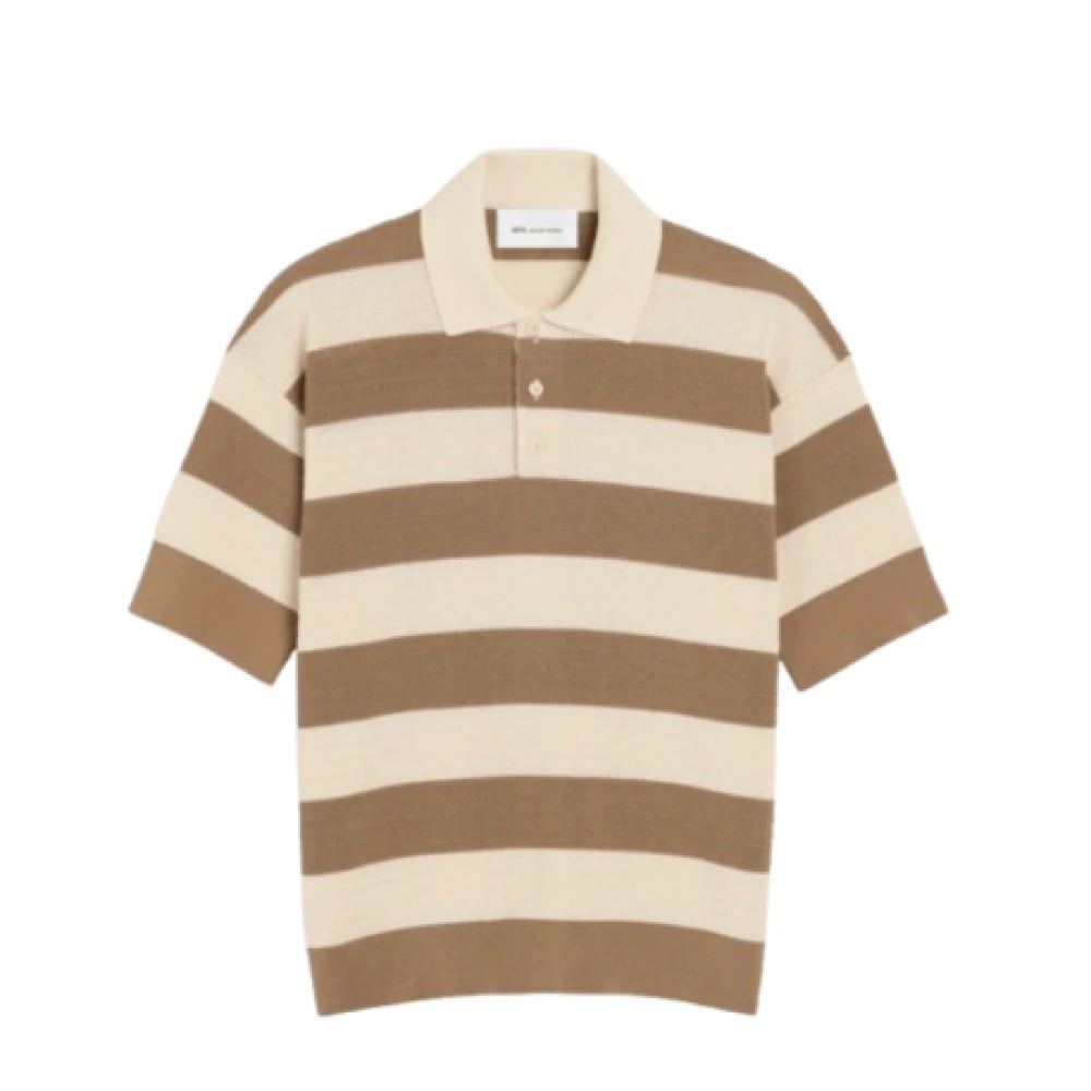 Ami Paris Uomo Beige Maglie, L, New,