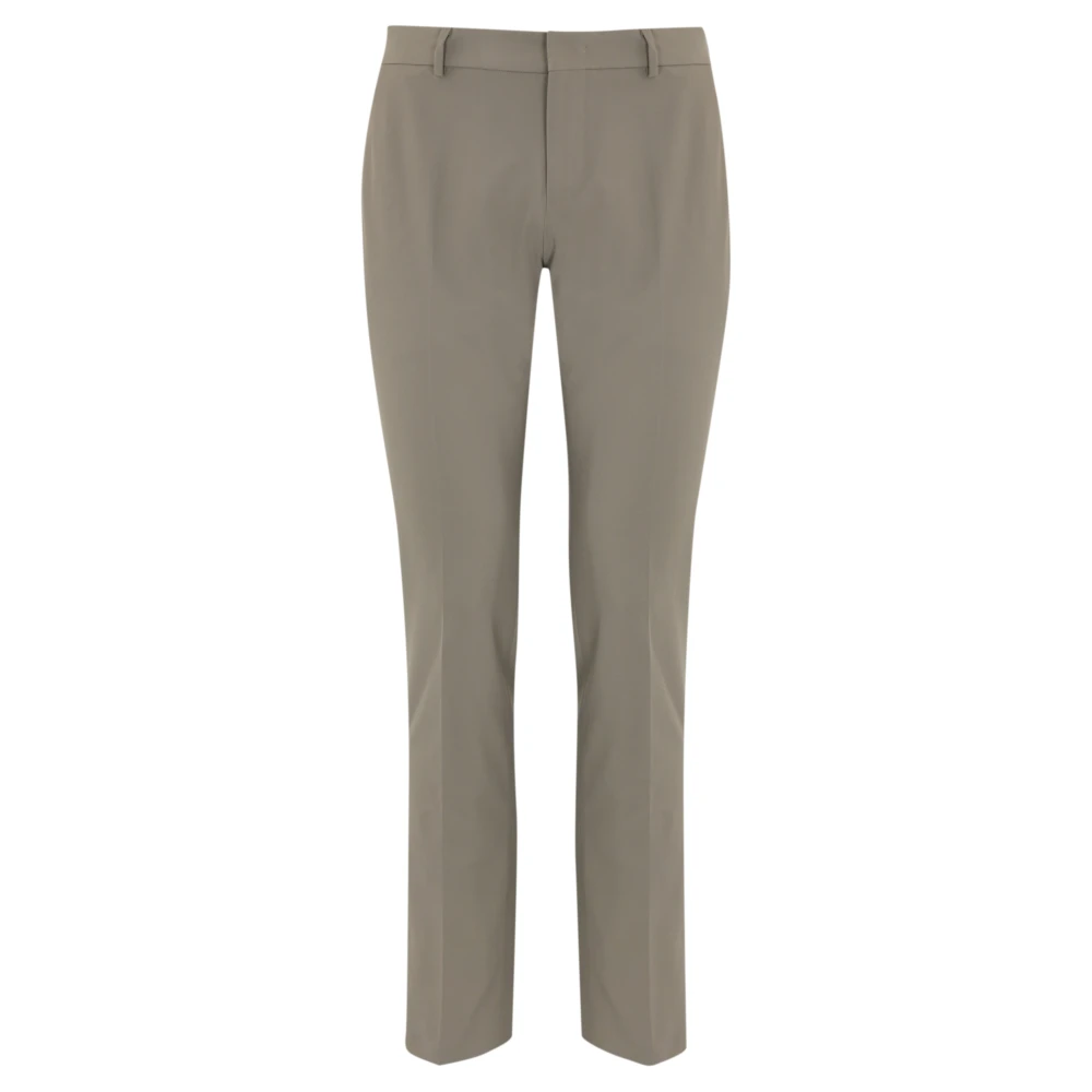 PT Torino Slim Fit Katoenen Gabardine Broek Gray Heren