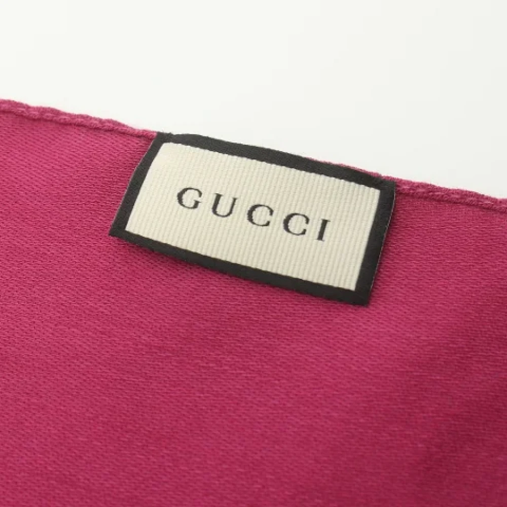 Gucci Vintage Pre-owned Silk wallets Pink Dames