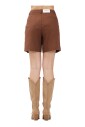 shorts-en-lin-marron-pour-femme