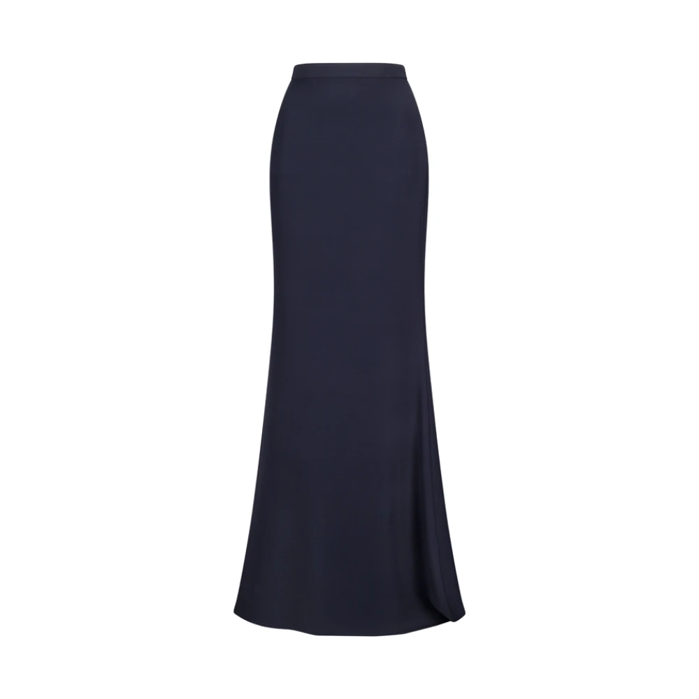 Valentino Garavani Blue Maxi Skirts, Female, 2XS, Elegant Couture Skirt