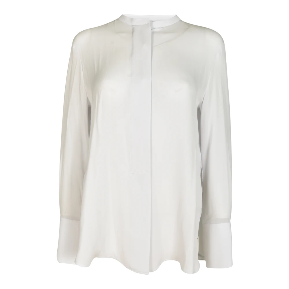 Giorgio Armani Elegante Overhemden Collectie White Dames