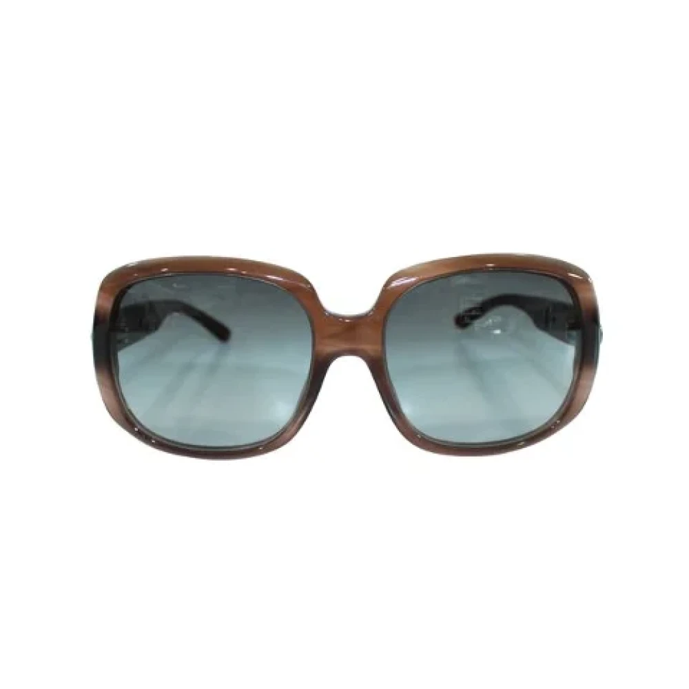 Burberry Vintage Pre-owned Fabric sunglasses Brown Dames