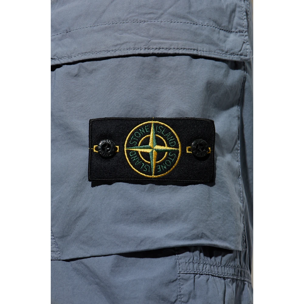 Stone Island Broek in cargostijl Blue Heren