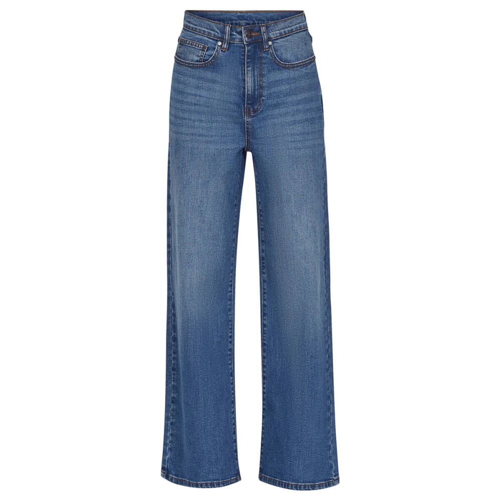 Sisters Point Stijlvolle Denim Jeans Blue Dames