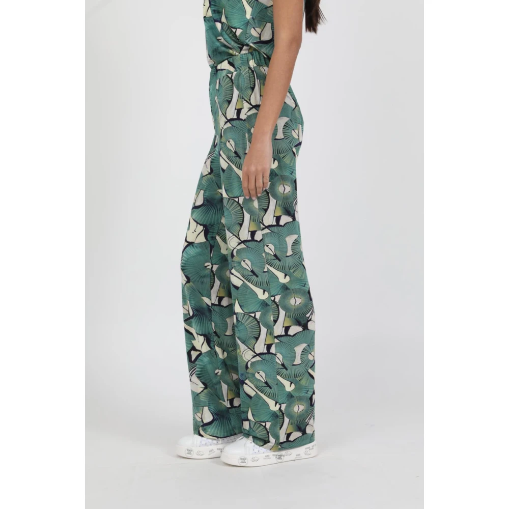 Alpha Studio Stijlvolle Broek Green Dames