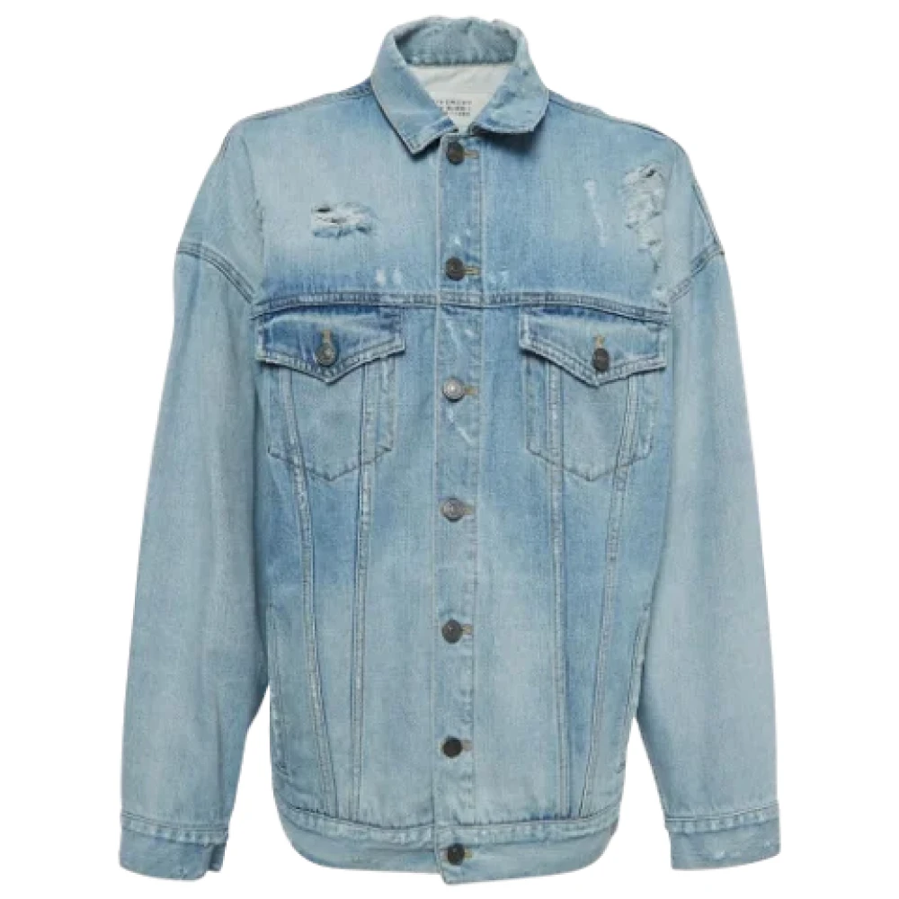 Givenchy Pre-owned Denim outerwear Blue Dames