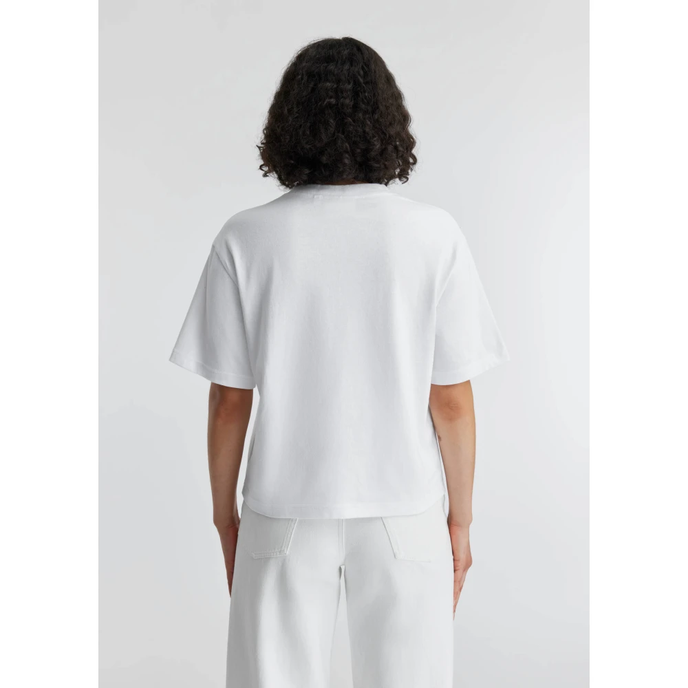 Axel Arigato Grail Geborduurd T-Shirt White Dames