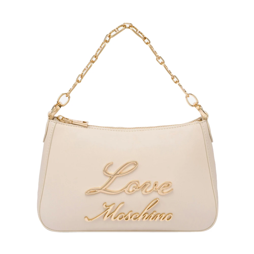 Love Moschino handtas met kettinghandvat Beige Dames