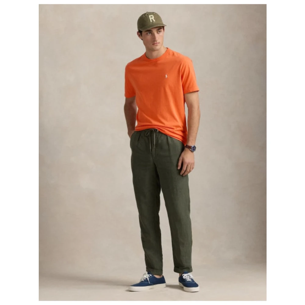 Polo Ralph Lauren Oranje Katoenen T-shirt Regular Fit Orange Heren