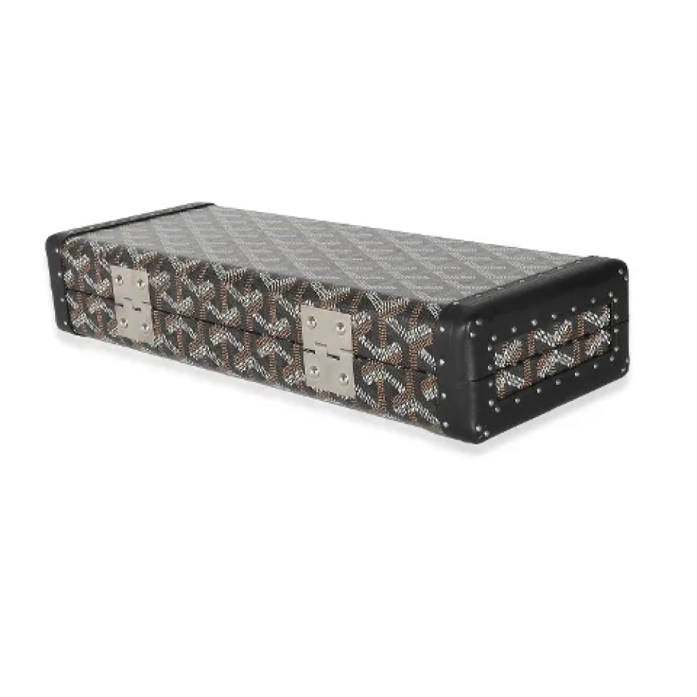 Goyard Vintage Pre-owned Canvas clutches Black Dames