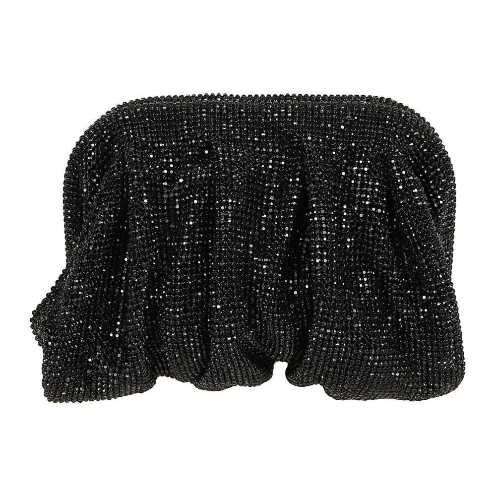 Benedetta Bruzziches Zwarte Zijden Clutch Tas Venus La Petite Black Dames