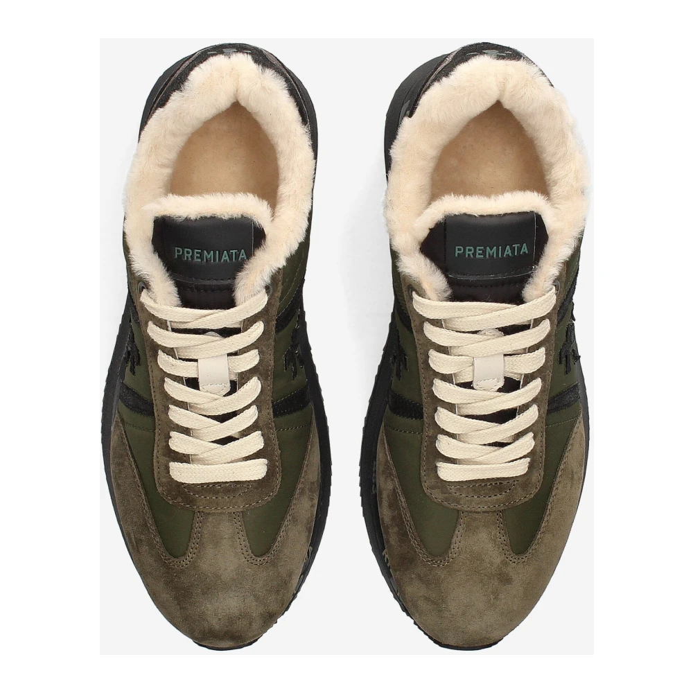 Premiata Conny Sneakers Stijlvol en Trendy Green Dames