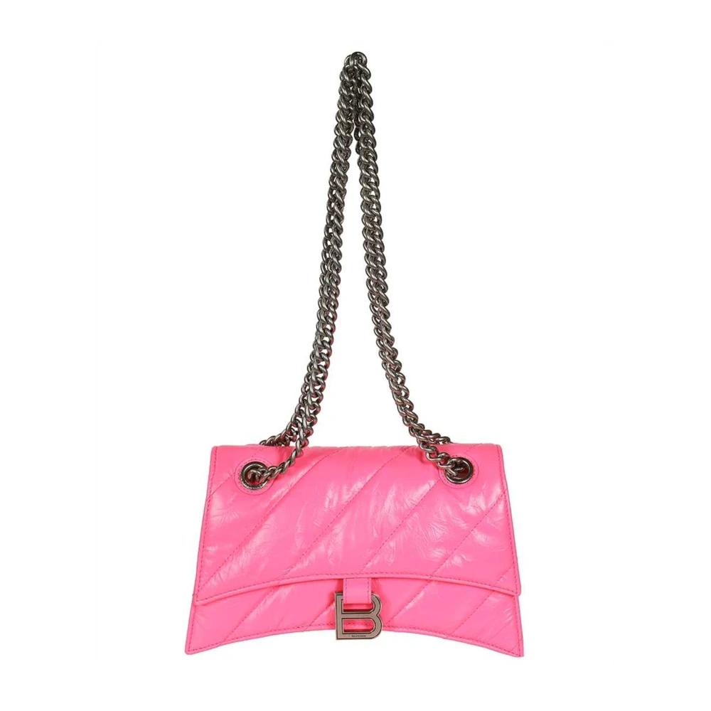 Balenciaga Crush Small Chain Tas Pink Dames