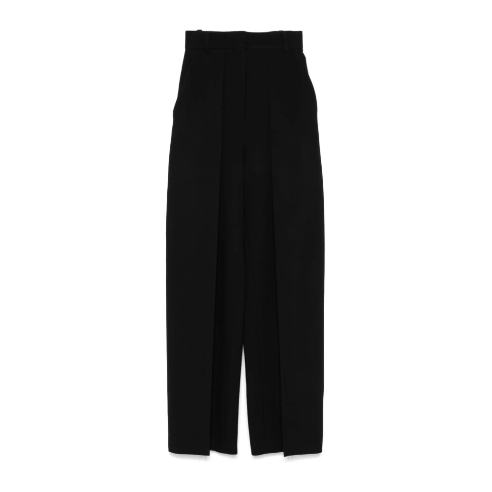 Khaite Zwarte Maris Broek Black Dames