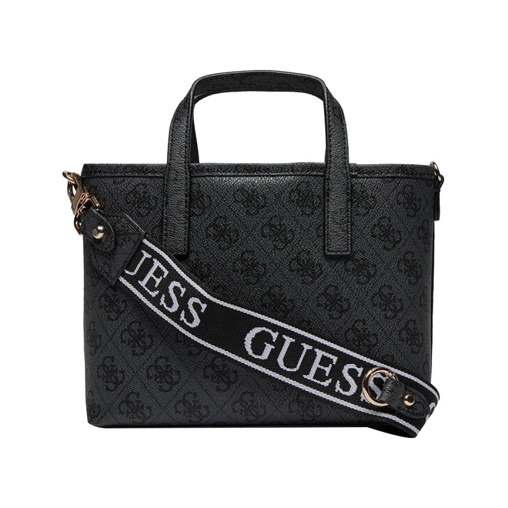 Guess Moderne Shopper Tas met Gouden Details Black Dames