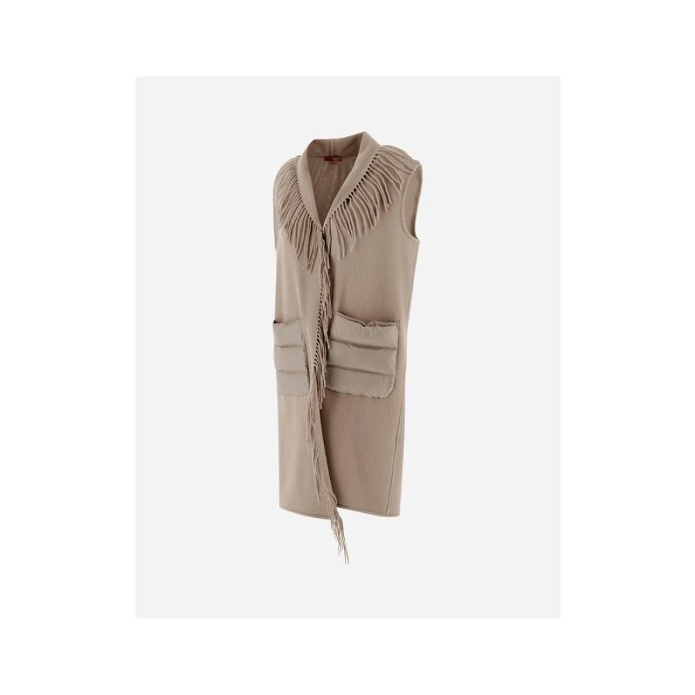 Herno Giaccone Donna Vest Beige Dames