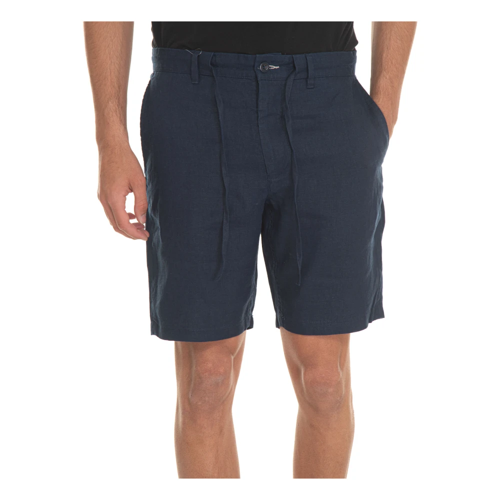 Gant Casual Denim Shorts voor Mannen Blue Heren