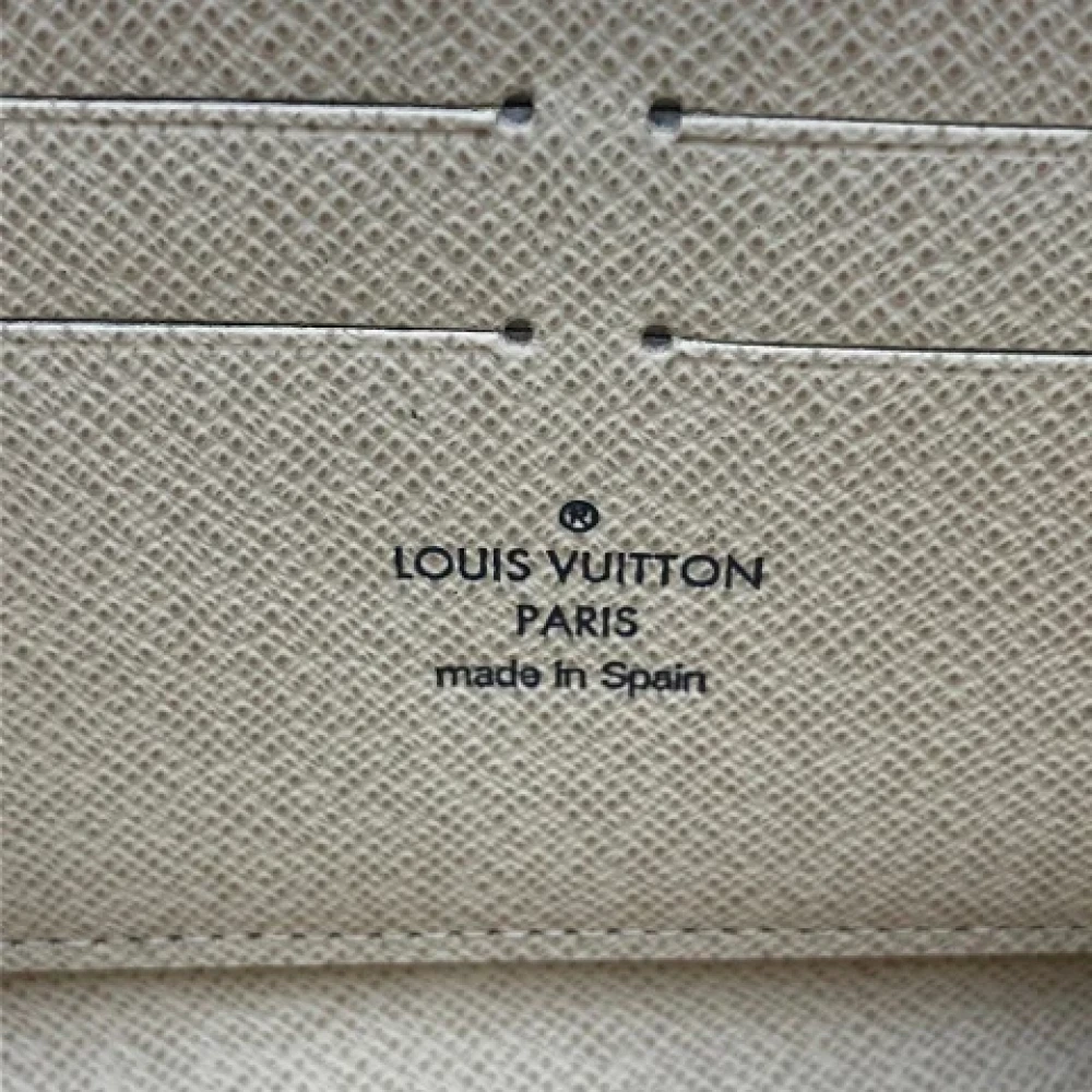 Louis Vuitton Vintage Pre-owned Canvas wallets White Dames