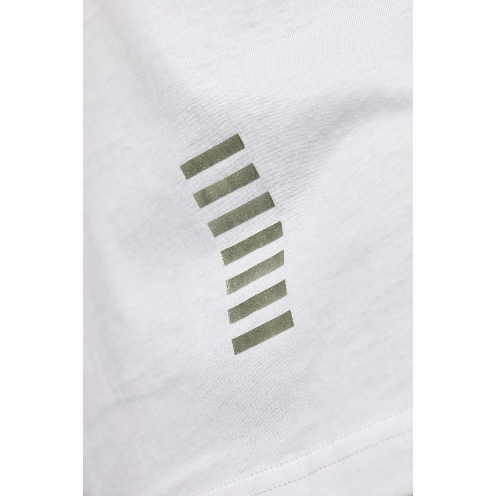 Emporio Armani EA7 T-shirt met logo White Heren