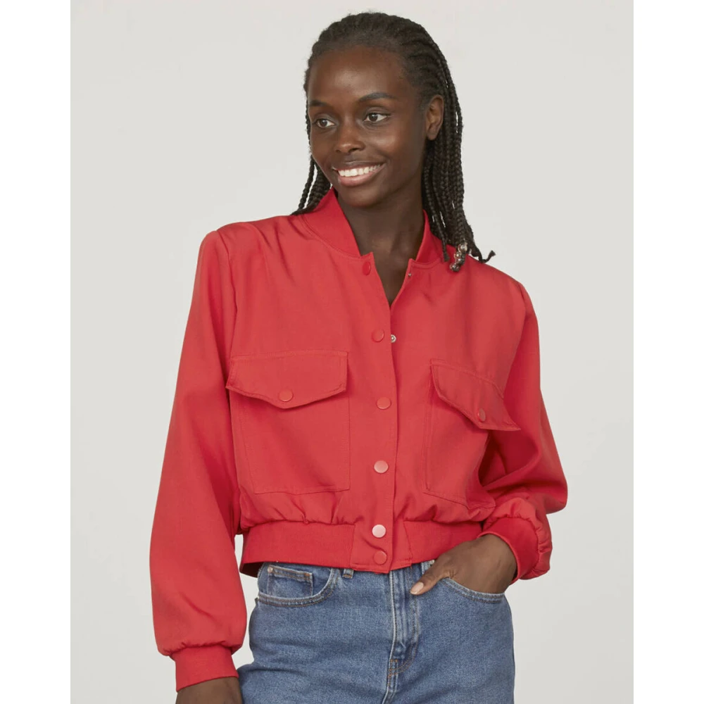Sisters Point Elegant Blazer Garwin-Ja Red Dames