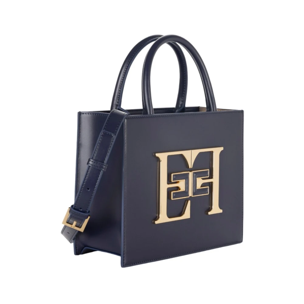 Elisabetta Franchi Stijlvolle Handtas voor Trendy Vrouwen Blue Dames