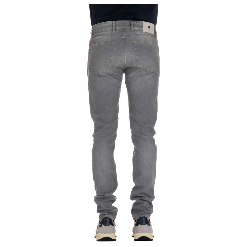 PT Torino Grijze Denim Swing Fit Jeans Gray Heren