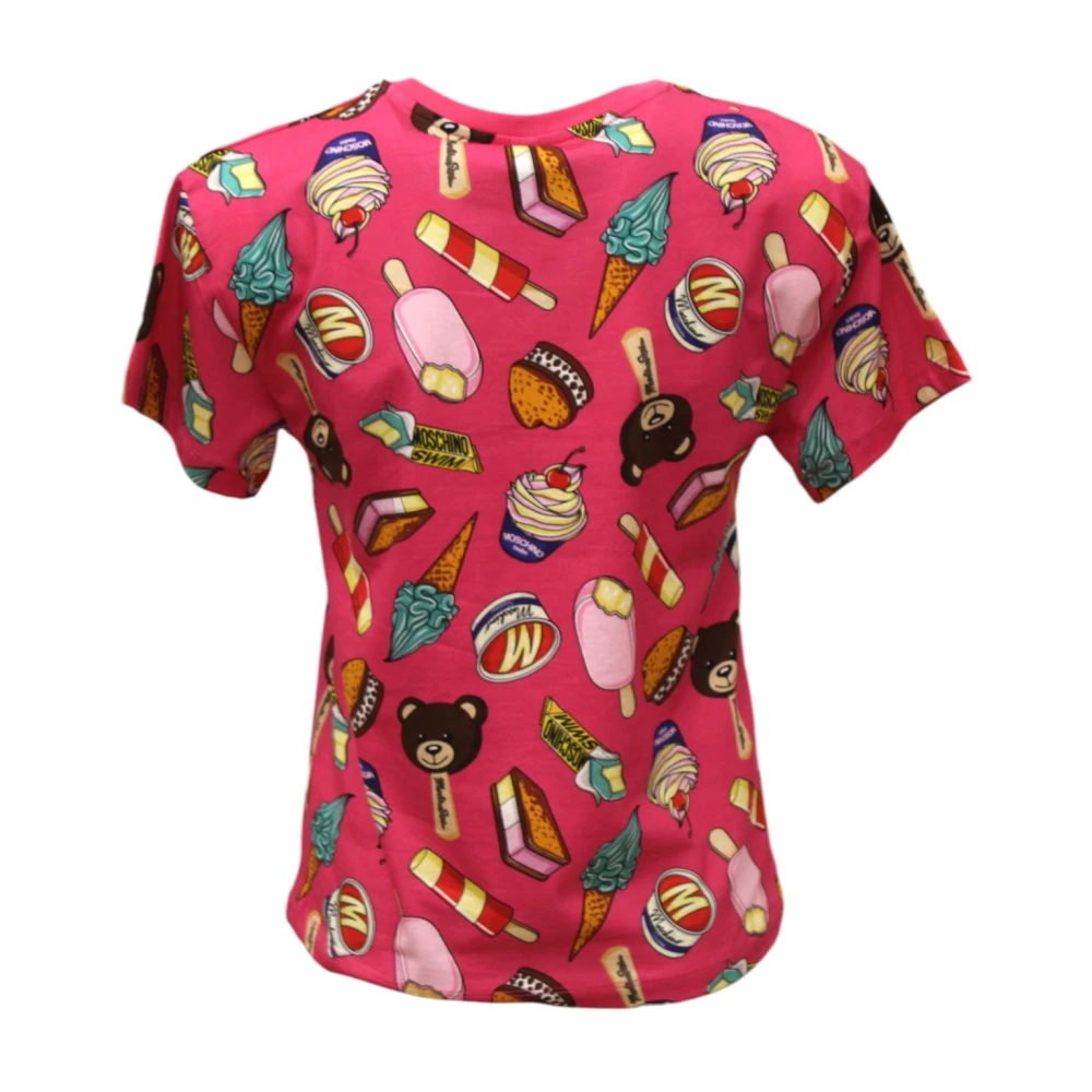 Moschino Korte Mouw T-shirt Multicolor Dames