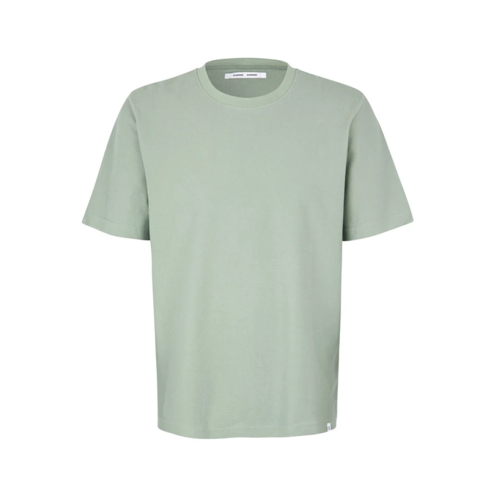 Samsøe Scandinavische Stijl Odin T-Shirt Green Heren