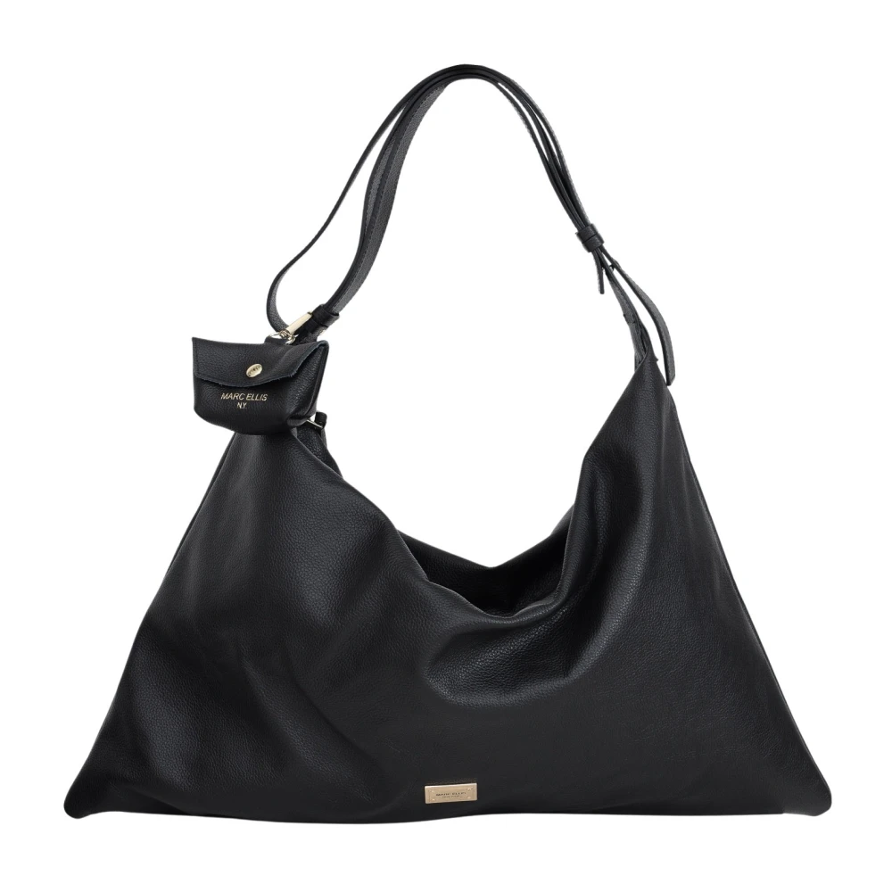 Marc Ellis Zwarte Shopper Tas Maryland Stijl Black Dames