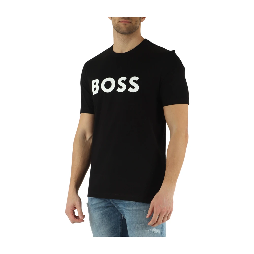 Boss Tops Black Heren