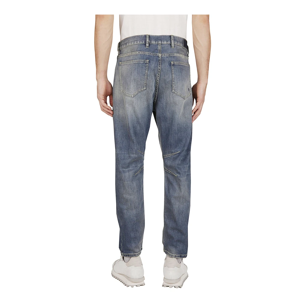 Eleventy Stretch katoenen denim vermoeidheid broek Blue Heren