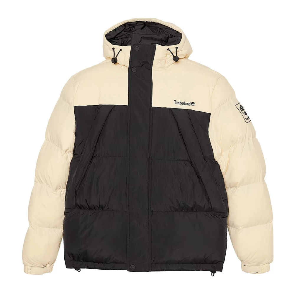 Timberland Beige Waterafstotende Heren Gewatteerde Jas Beige Heren