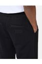 shorts-bermuda-noirs-slim-en-molleton-de-coton-avec-patch-brode