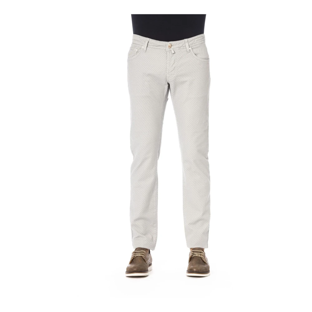 Jacob Cohën Slim Fit Grå Jeans med Eleganta Detaljer Gray, Herr