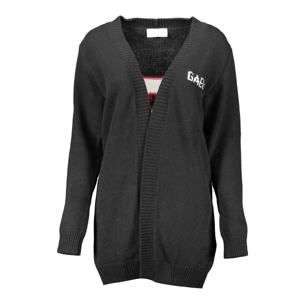 Gaëlle Paris Women's Black Round-Neck Knitwear - Cardigans - Xs - Knitwear