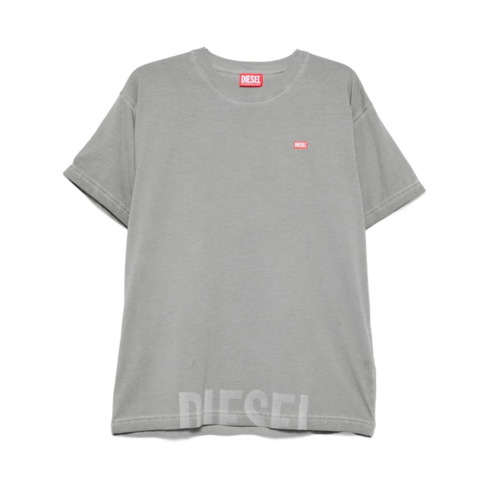 Diesel Men's Gray T-Shirts, M, T-Norm-T7 T-Shirt