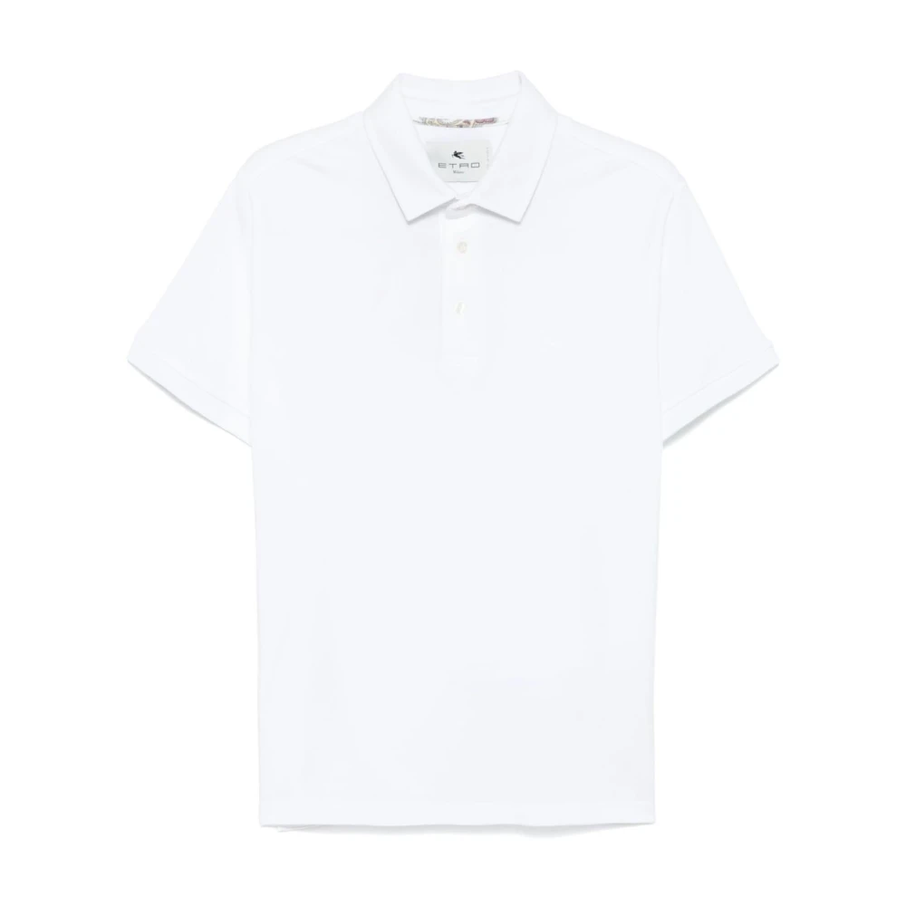 Etro Men's White T-Shirts & Polos Bianco Ss25