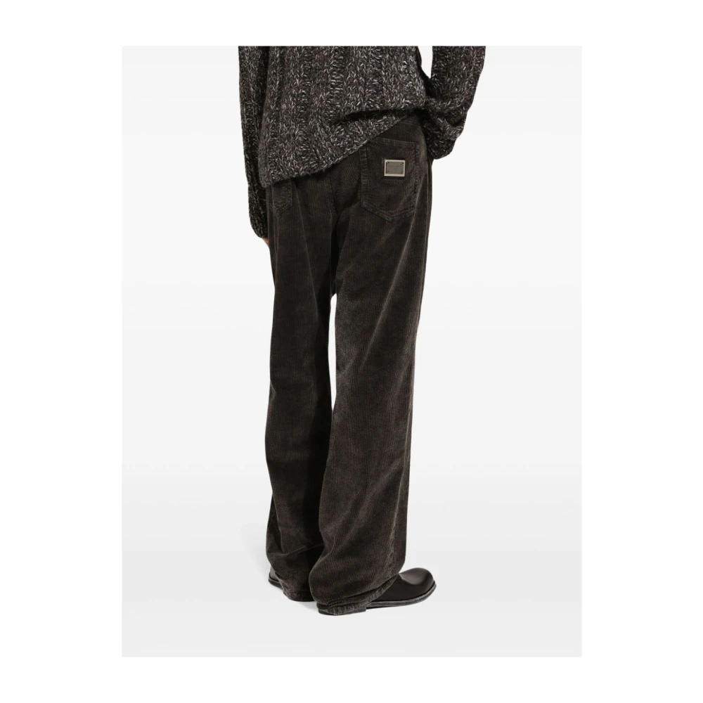 Dolce & Gabbana Klassieke Straight Leg Zwarte Jeans Black Heren