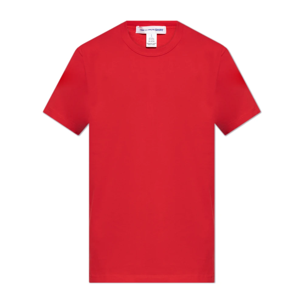 Comme des Garçons T-shirt met logo Red Heren
