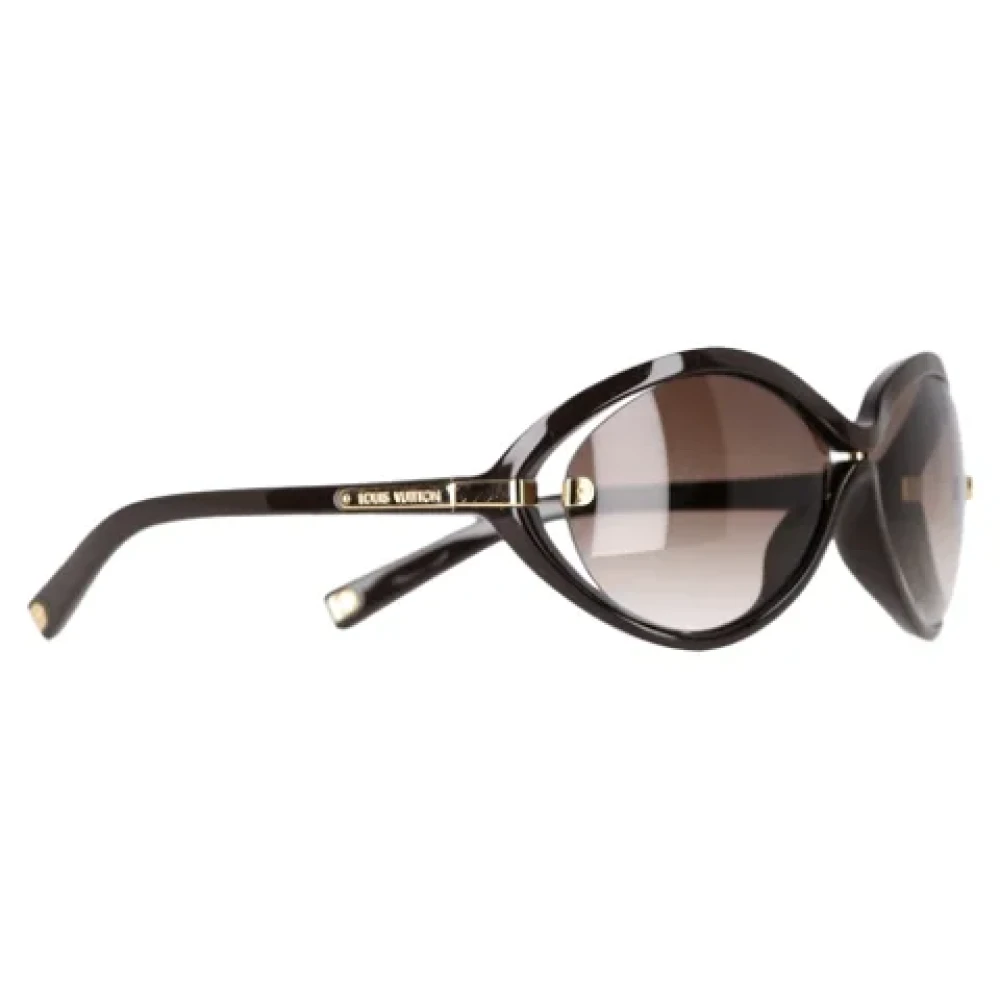 Louis Vuitton Vintage Pre-owned Plastic sunglasses Brown Dames