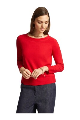 red-elegant-pullover-for-women