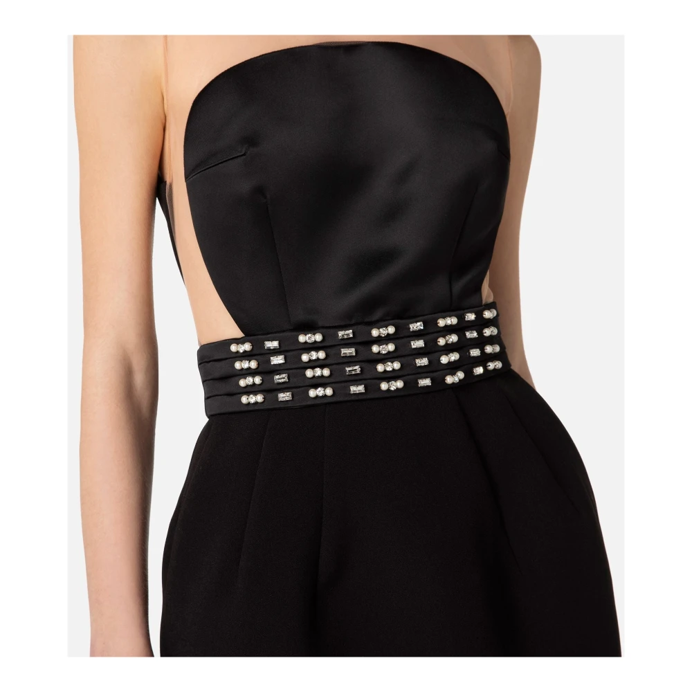 Elisabetta Franchi Verhoog je stijl met deze prachtige jurk Black Dames