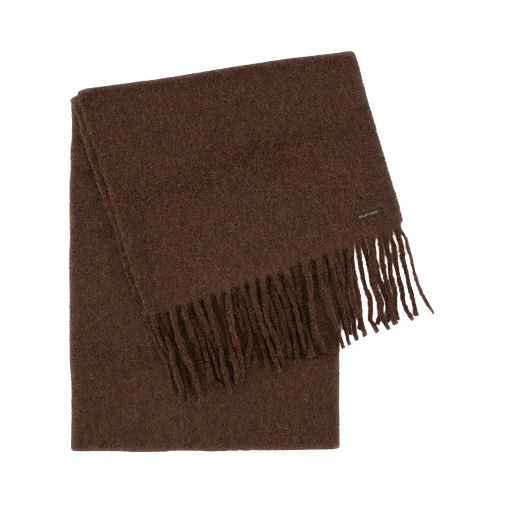 Golden Goose Journey Scarf - Unisex - Winter Scarves - Brown - One Size - Accessories - Image 3