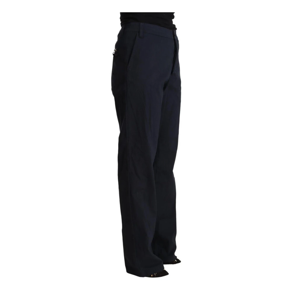 Exte Logo Detail Tapered Broek Black Dames