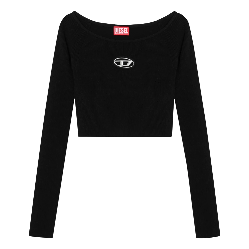 Diesel Bootnek Top Black Dames
