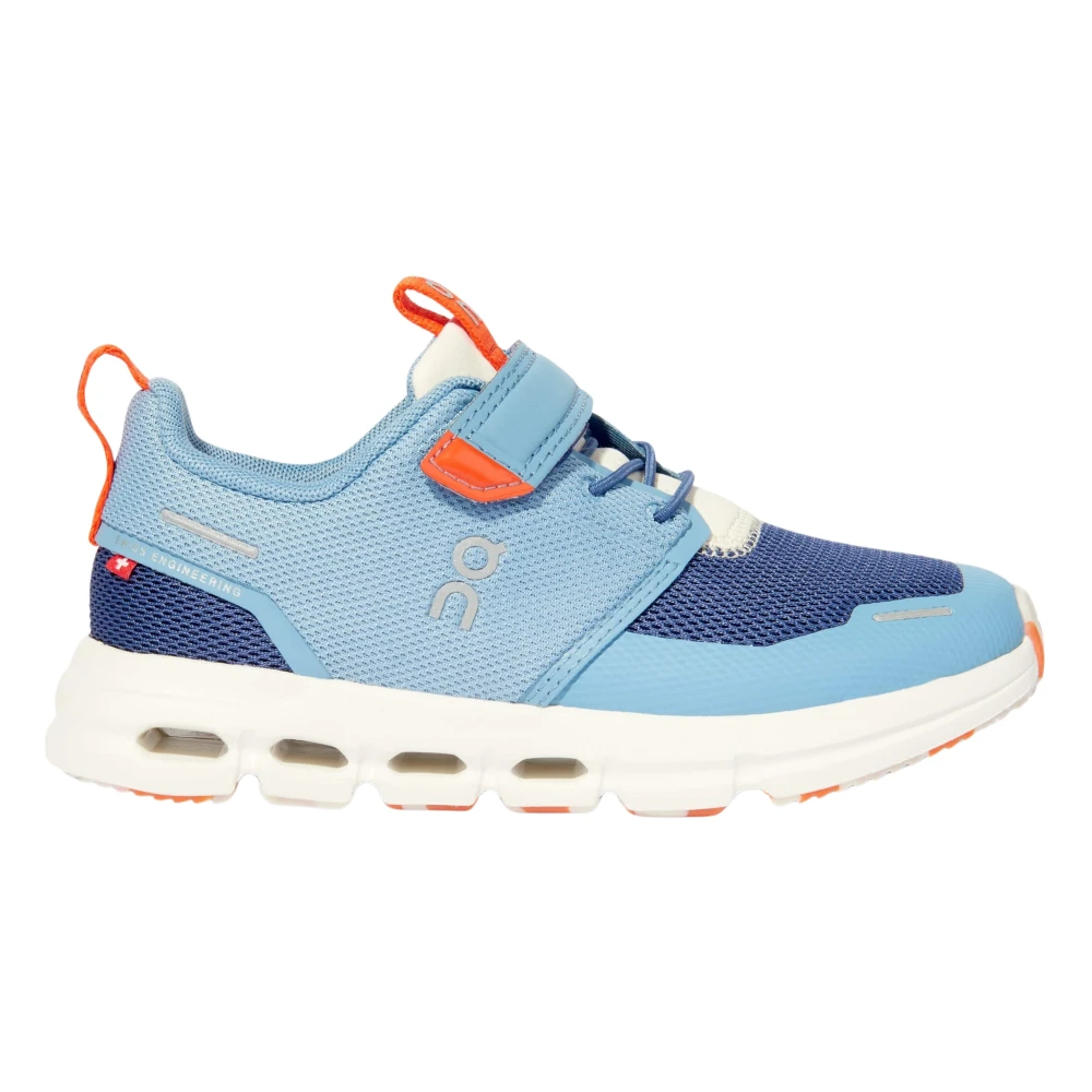 On Running Boys Blue Cloud Play Trainers For