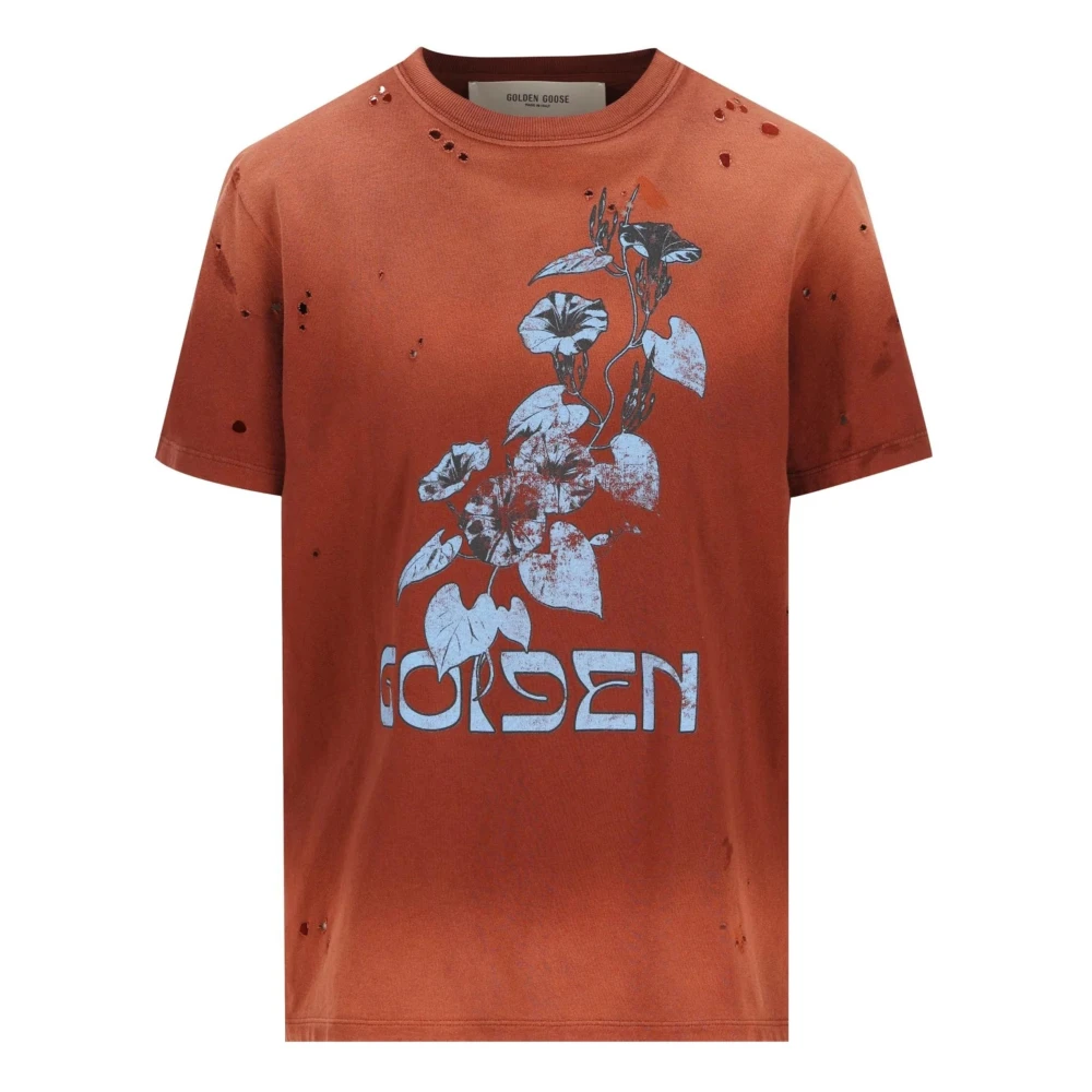 Golden Goose Women's Red T-Shirts And Polos - T-Shirts - M - Tops